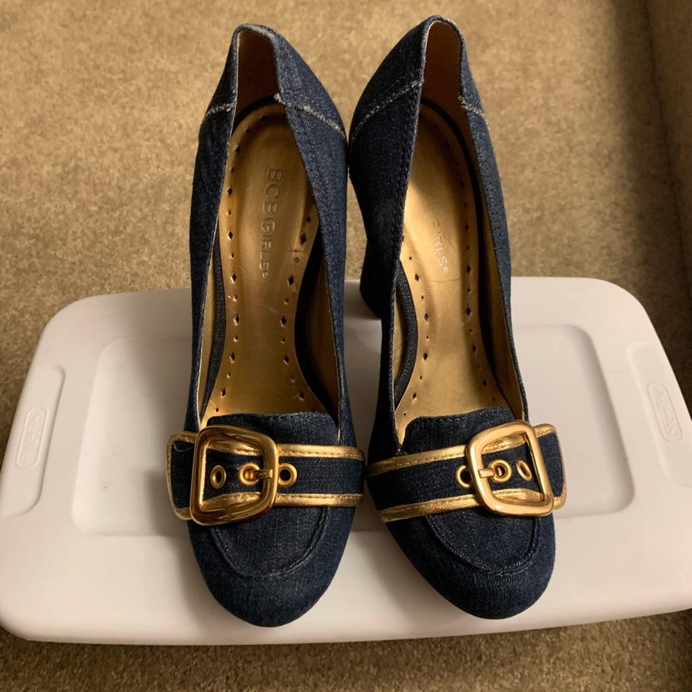 BCBGirls Buckle Pumps